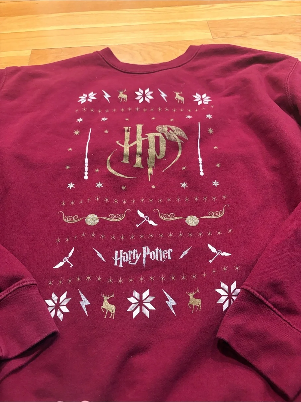 Warner Bros. Burgundy Harry Potter Shop Pullover - Picture 2 of 3